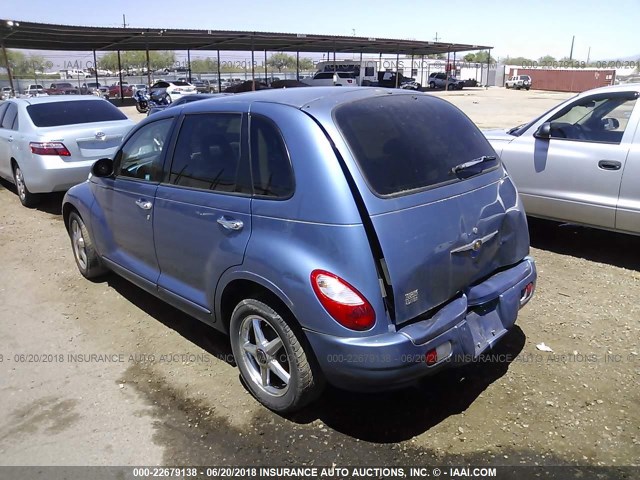 3A4FY58B66T270958 - 2006 CHRYSLER PT CRUISER TOURING BLUE photo 3