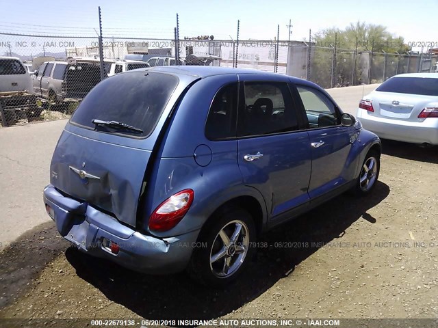 3A4FY58B66T270958 - 2006 CHRYSLER PT CRUISER TOURING BLUE photo 4