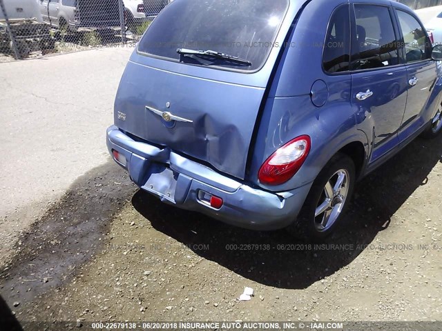 3A4FY58B66T270958 - 2006 CHRYSLER PT CRUISER TOURING BLUE photo 6