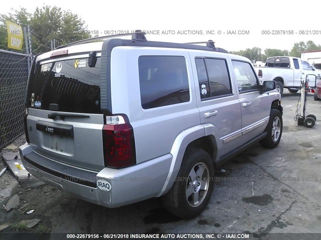 1J4RH4GK3AC162066 - 2010 JEEP COMMANDER SPORT Արծաթագույն լուսանկար 4