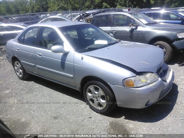 3N1CB51D73L791725 - 2003 NISSAN SENTRA XE/GXE SILVER photo 1