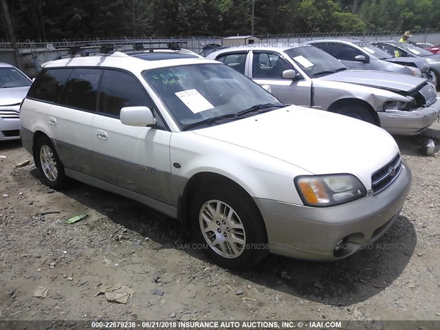 4S3BH806527628067 - 2002 SUBARU LEGACY OUTBACK H6 3.0 LL BEAN WHITE photo 1