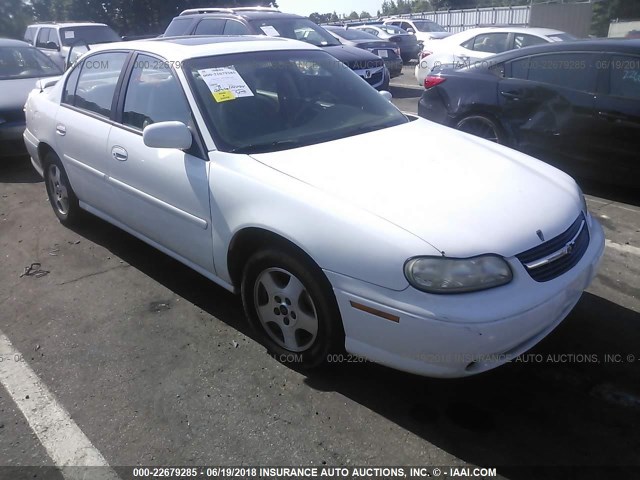 1G1NE52J43M623413 - 2003 CHEVROLET MALIBU LS WHITE photo 1