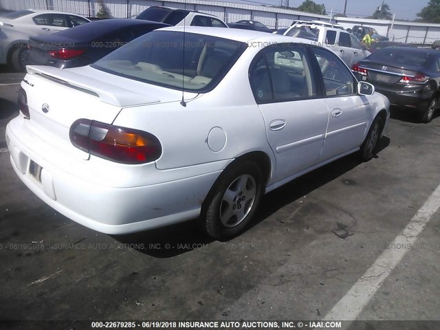 1G1NE52J43M623413 - 2003 CHEVROLET MALIBU LS WHITE photo 4