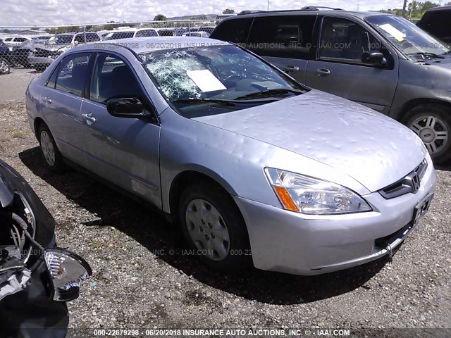 1HGCM56303A120669 - 2003 HONDA ACCORD LX SILVER photo 1