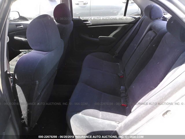 1HGCM56303A120669 - 2003 HONDA ACCORD LX SILVER photo 8