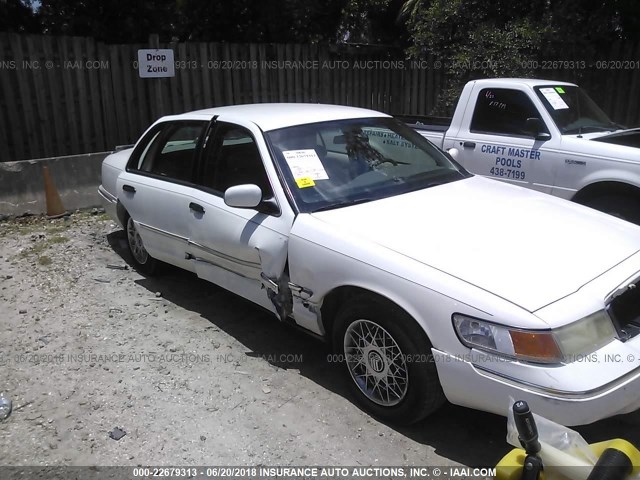 2MEFM74W81X702199 - 2001 MERCURY GRAND MARQUIS GS WHITE photo 1