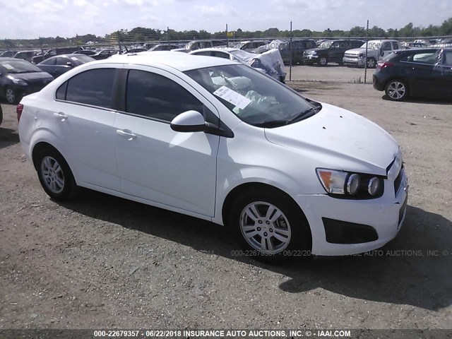 1G1JA5SH1C4184873 - 2012 CHEVROLET SONIC LS WHITE photo 1