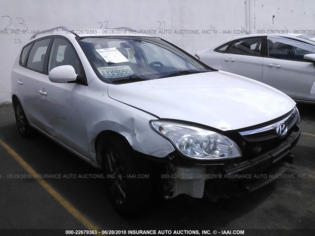 KMHDC8AE5CU144301 - 2012 HYUNDAI ELANTRA TOURING GLS/SE WHITE photo 1