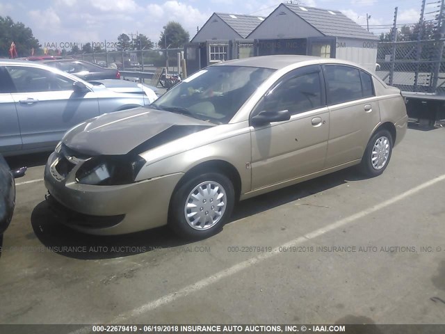 1G8AJ55F36Z136312 - 2006 SATURN ION LEVEL 2 BEIGE photo 2