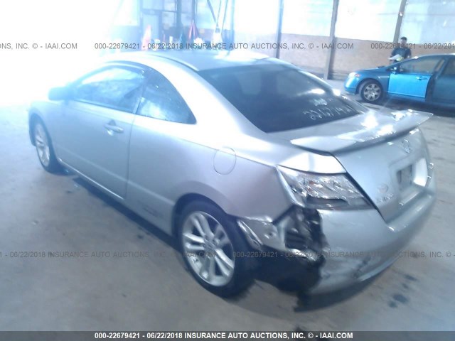 2HGFG21576H701720 - 2006 HONDA CIVIC SI SILVER photo 3