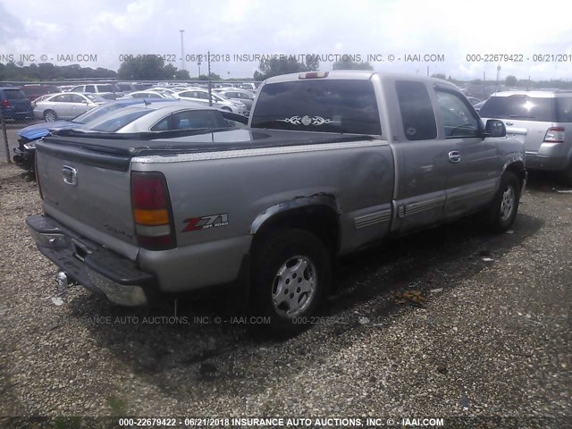 2GCEK19T7Y1381266 - 2000 CHEVROLET SILVERADO K1500 Champagne photo 4