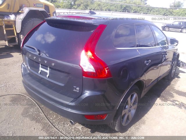 YV4902DZ2D2423746 - 2013 VOLVO XC60 T6 GRAY photo 4