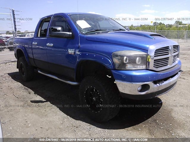 3D7KS28A28G115160 - 2008 DODGE RAM 2500 ST/SLT BLUE photo 1