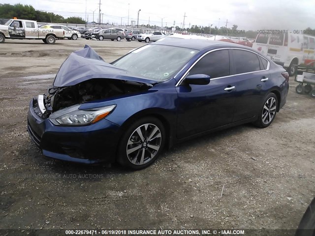 1N4AL3AP9HC479141 - 2017 NISSAN ALTIMA 2.5/S/SV/SL/SR BLUE photo 2