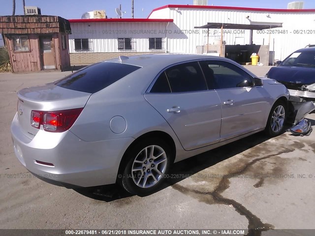 1G11C5SA8DF346677 - 2013 CHEVROLET MALIBU 1LT 银色 照片 4