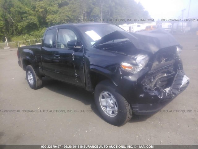 5TFSX5ENXHX055709 - 2017 TOYOTA TACOMA ACCESS CAB/SR/SR5 黑色 照片 1