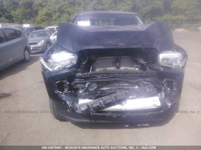 5TFSX5ENXHX055709 - 2017 TOYOTA TACOMA ACCESS CAB/SR/SR5 黑色 照片 6