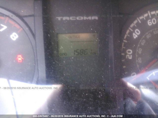 5TFSX5ENXHX055709 - 2017 TOYOTA TACOMA ACCESS CAB/SR/SR5 黑色 照片 7