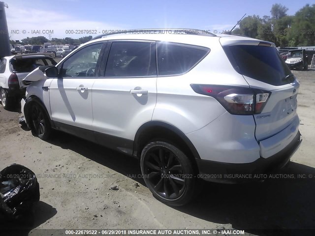 1FMCU9J99HUE73088 - 2017 FORD ESCAPE TITANIUM WHITE photo 3