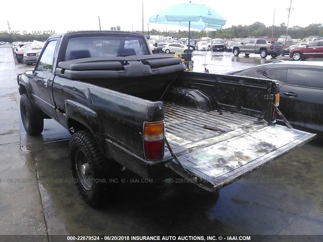 JT4RN63A6J8009398 - 1988 TOYOTA PICKUP RN63 STD BLACK photo 3