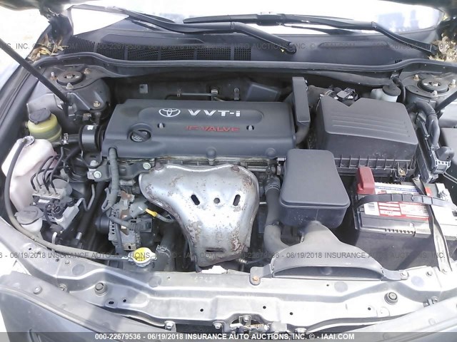 4T4BE46K48R047614 - 2008 TOYOTA CAMRY CE/LE/XLE/SE GRAY photo 10