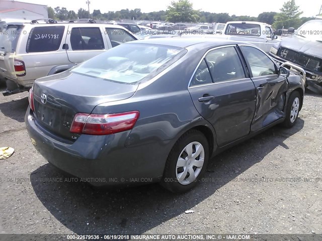 4T4BE46K48R047614 - 2008 TOYOTA CAMRY CE/LE/XLE/SE GRAY photo 4