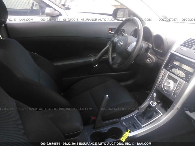 JTKDE167670206424 - 2007 TOYOTA SCION TC 黑色 照片 5