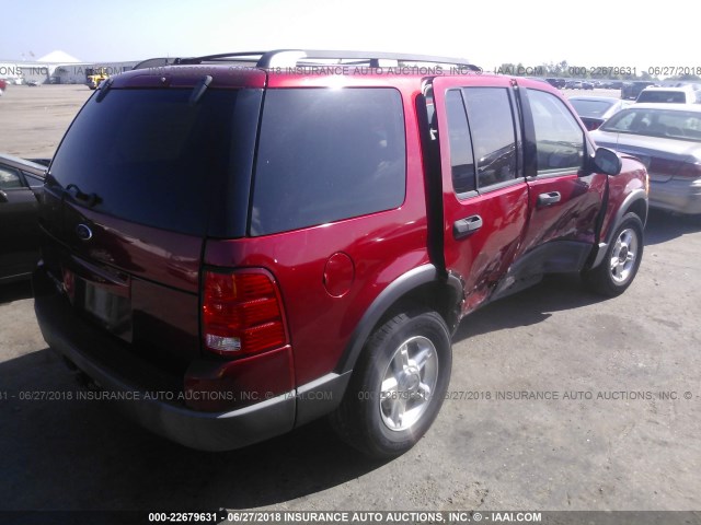 1FMZU63K03ZB01644 - 2003 FORD EXPLORER XLT/XLT SPORT/NBX 红色 照片 4