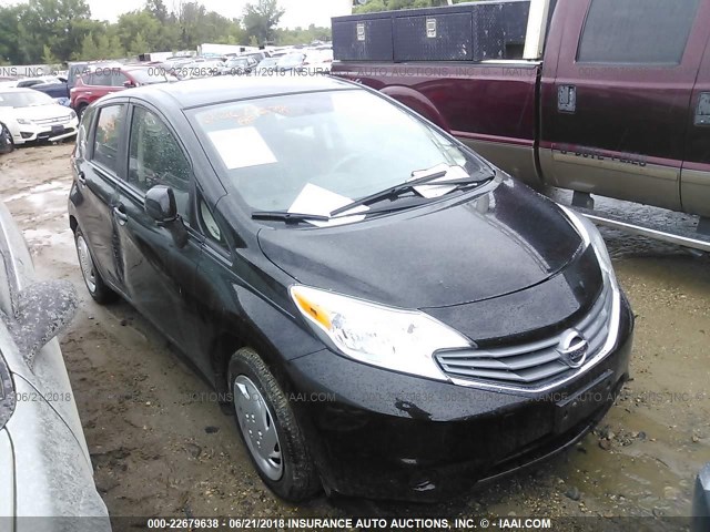 3N1CE2CP9EL407136 - 2014 NISSAN VERSA NOTE S/S PLUS/SV/SL BLACK photo 1