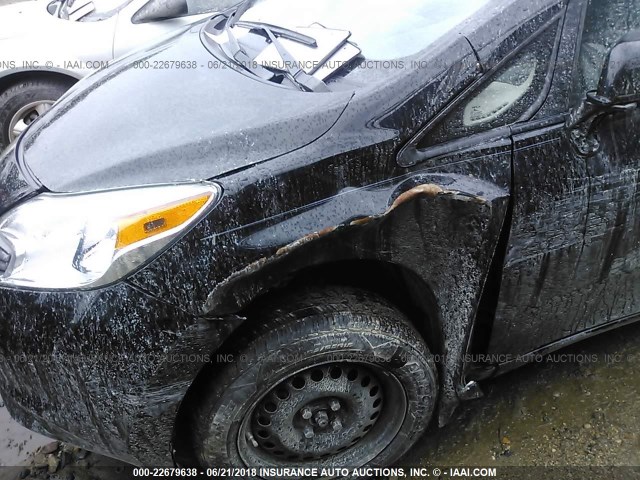 3N1CE2CP9EL407136 - 2014 NISSAN VERSA NOTE S/S PLUS/SV/SL BLACK photo 6