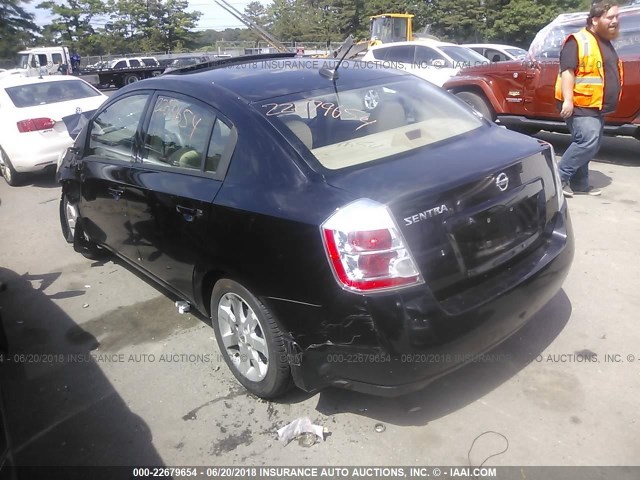 3N1AB61E29L605670 - 2009 NISSAN SENTRA 2.0/2.0S/2.0SL BLACK photo 3