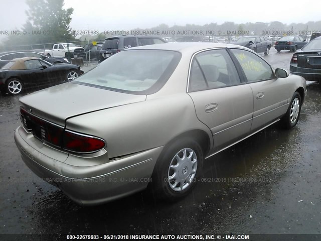 2G4WS52J1Y1196825 - 2000 BUICK CENTURY CUSTOM GOLD photo 4