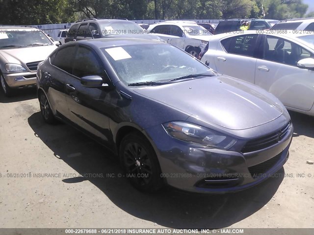 1C3CDFBB2ED824394 - 2014 DODGE DART SXT GRAY photo 1