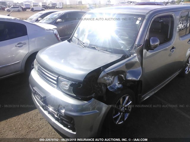 JN8AZ28R49T109828 - 2009 NISSAN CUBE S/SL GRAY photo 6