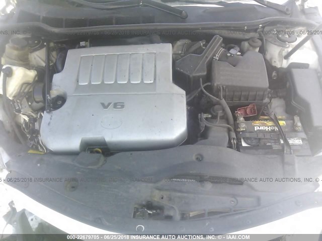 4T1BK46K87U538415 - 2007 TOYOTA CAMRY NEW GENERAT LE/XLE/SE WHITE photo 10