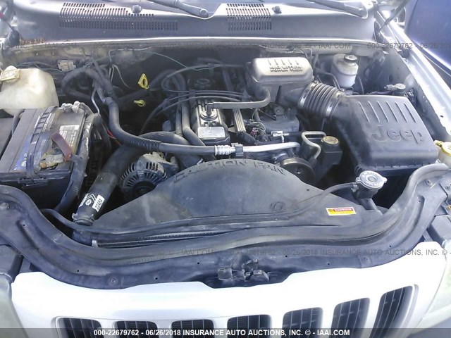 1J4GW48S44C377097 - 2004 JEEP GRAND CHEROKEE LAREDO/COLUMBIA/FREEDOM 银色 照片 10