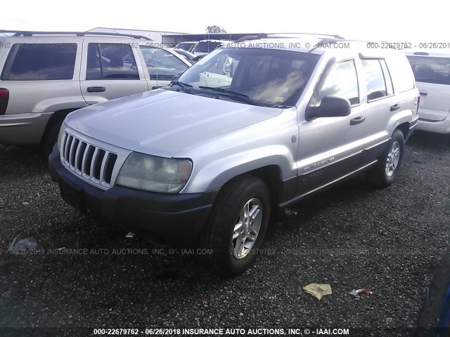 1J4GW48S44C377097 - 2004 JEEP GRAND CHEROKEE LAREDO/COLUMBIA/FREEDOM 银色 照片 2