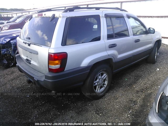 1J4GW48S44C377097 - 2004 JEEP GRAND CHEROKEE LAREDO/COLUMBIA/FREEDOM 银色 照片 4