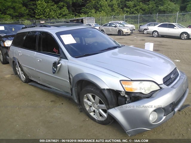 4S4BP62C277310842 - 2007 SUBARU LEGACY OUTBACK 2.5I LIMITED SILVER photo 1