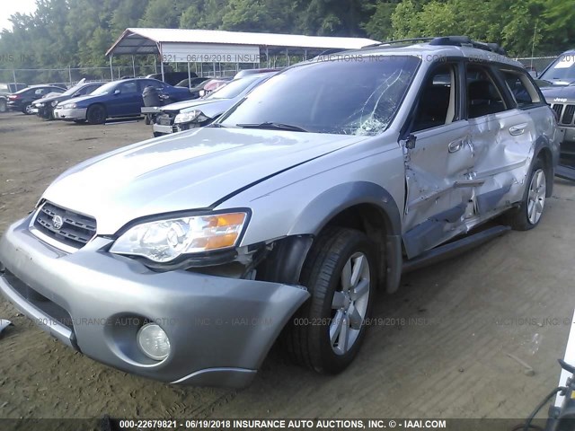 4S4BP62C277310842 - 2007 SUBARU LEGACY OUTBACK 2.5I LIMITED SILVER photo 2