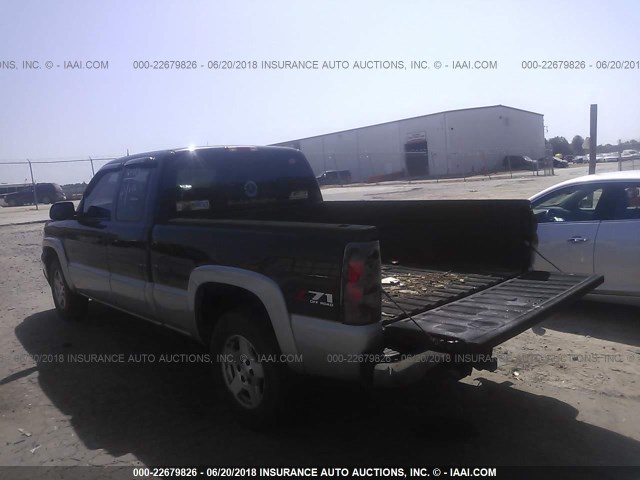 1GCEK19T64Z161389 - 2004 CHEVROLET SILVERADO K1500 BLACK photo 3