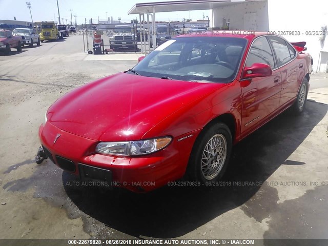 1G2WJ52K7YF268320 - 2000 PONTIAC GRAND PRIX SE 红色 照片 2