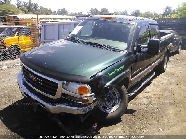 1GTHK29U96E133334 - 2006 GMC SIERRA K2500 HEAVY DUTY GREEN photo 2