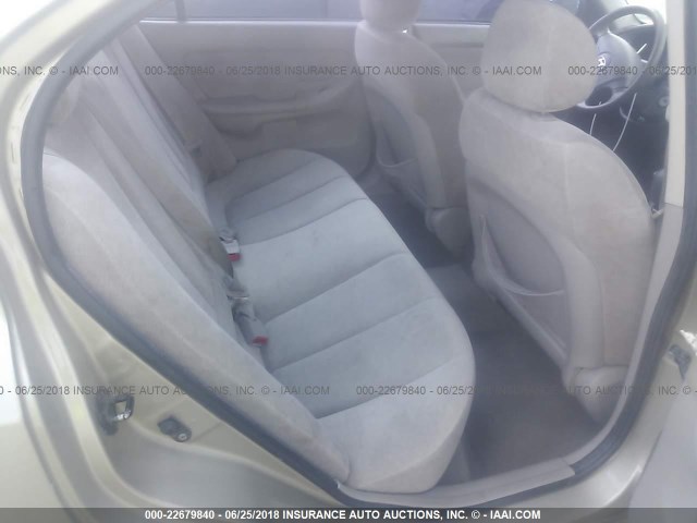 KMHDN46D45U048360 - 2005 HYUNDAI ELANTRA GLS/GT GOLD photo 8