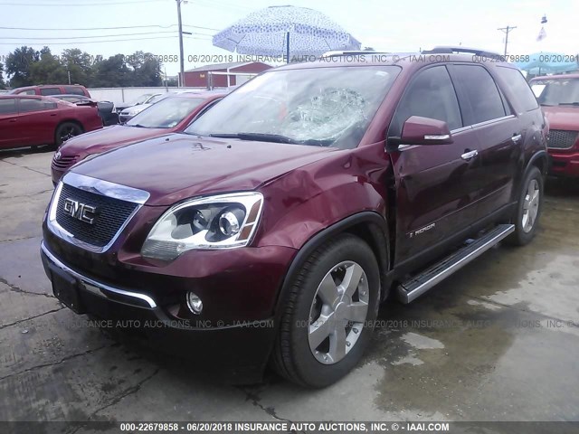 1GKER23768J286690 - 2008 GMC ACADIA SLT-1 Rot Foto 2