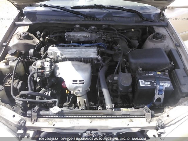 4T1BG22K3WU277043 - 1998 TOYOTA CAMRY CE/LE/XLE GOLD photo 10