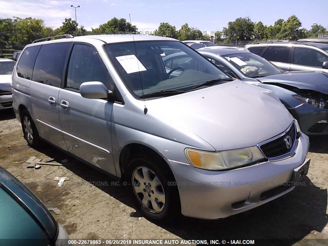 5FNRL18034B150068 - 2004 HONDA ODYSSEY EXL SILVER photo 1