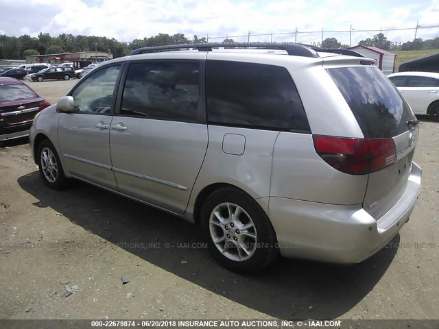 5TDZA22CX5S311009 - 2005 TOYOTA SIENNA XLE/XLE LIMITED SILVER photo 3