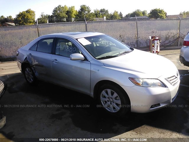 4T1BB46K08U058841 - 2008 TOYOTA CAMRY HYBRID SILVER photo 1